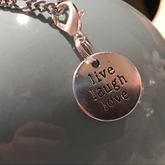 Clip Charm on stainless bracelet❤️Live laugh love - Picture 7 of 7